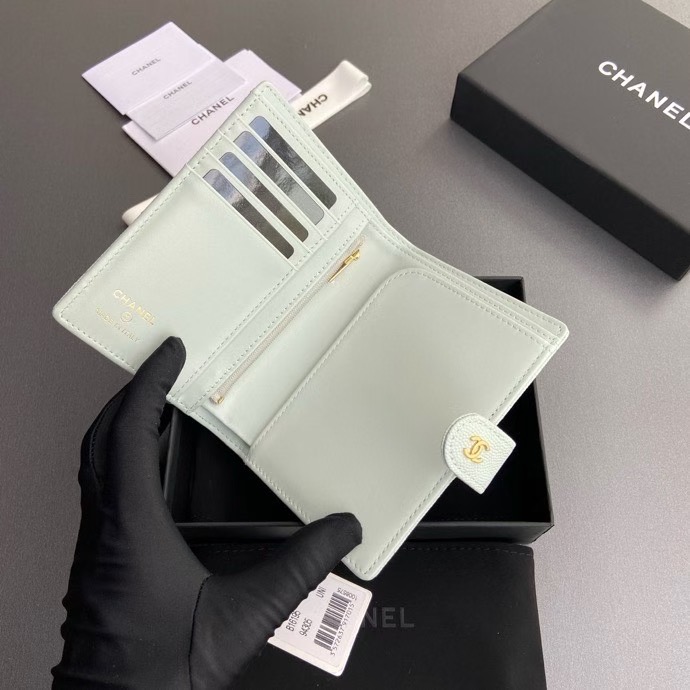 Chanel Light blue wallet — Premium Replica