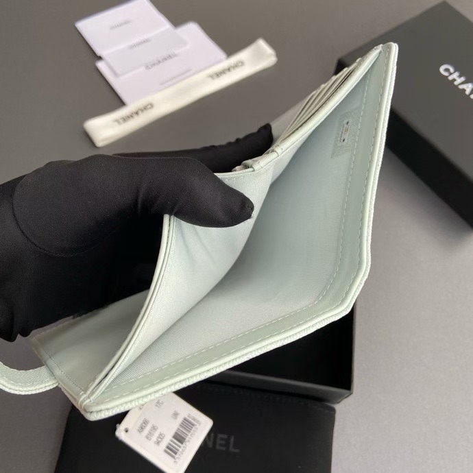 Chanel Light blue wallet — Premium Replica