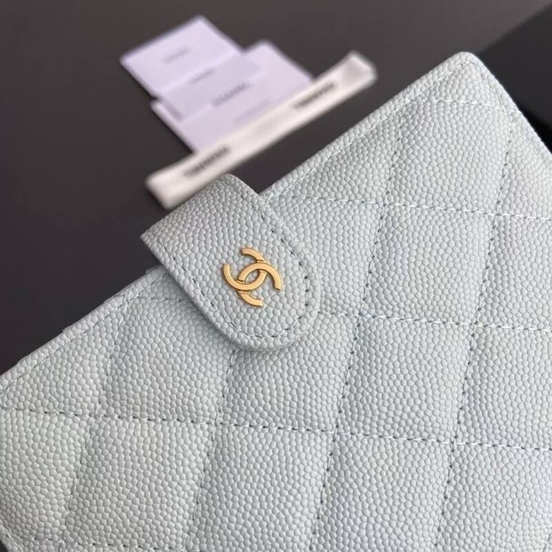 Chanel Light blue wallet — Premium Replica