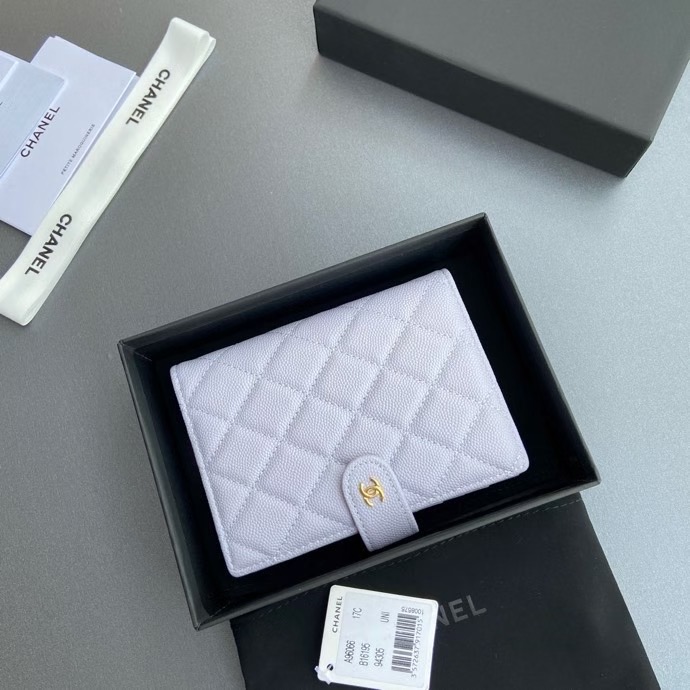Chanel Light purple wallet — 1:1 Replica