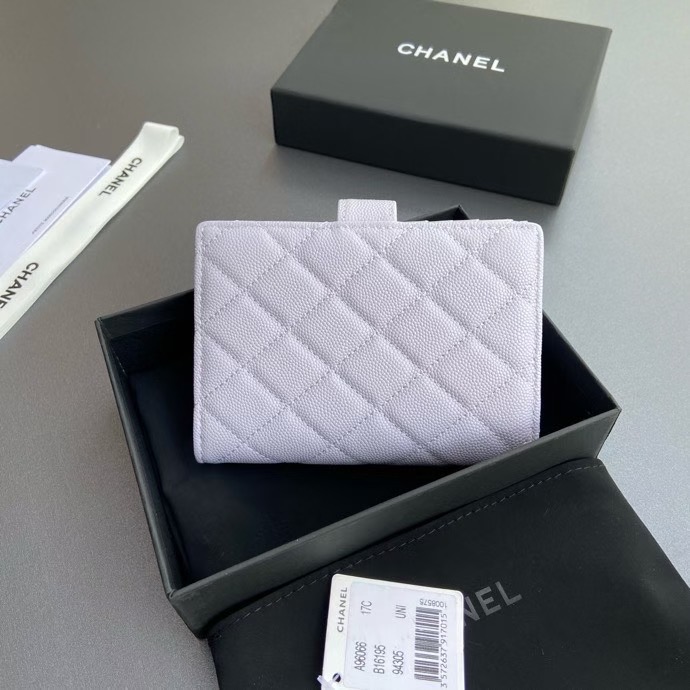 Chanel Light purple wallet — 1:1 Replica