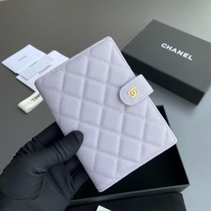 Chanel Light purple wallet — 1:1 Replica