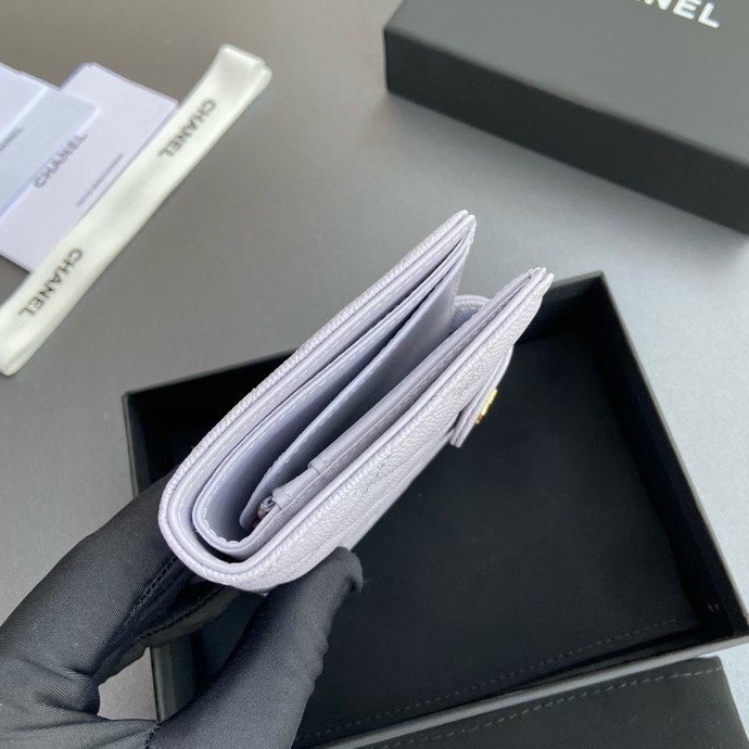Chanel Light purple wallet — 1:1 Replica