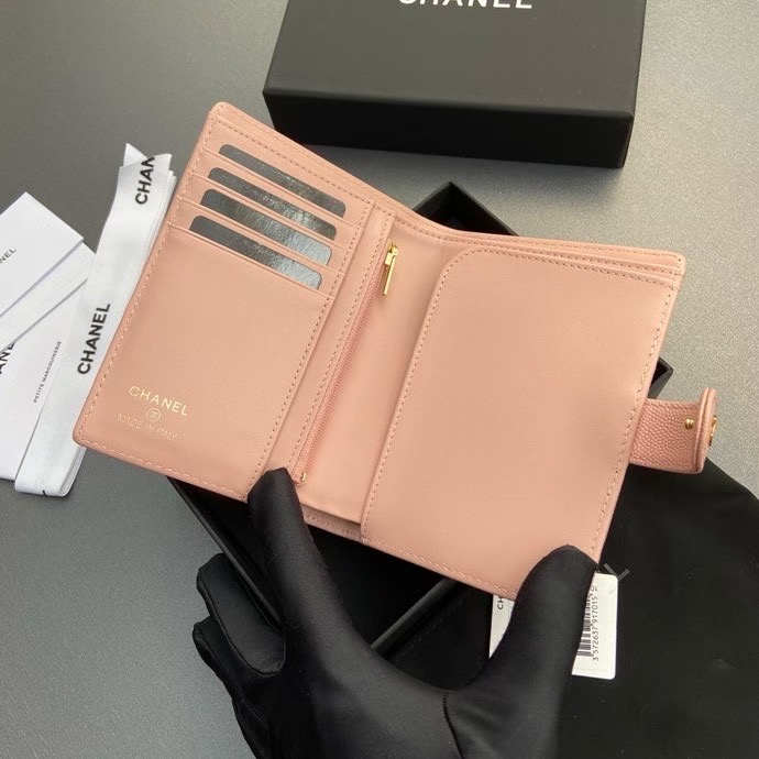 Chanel Pink caviar quilted leather everyday — Premium Replica