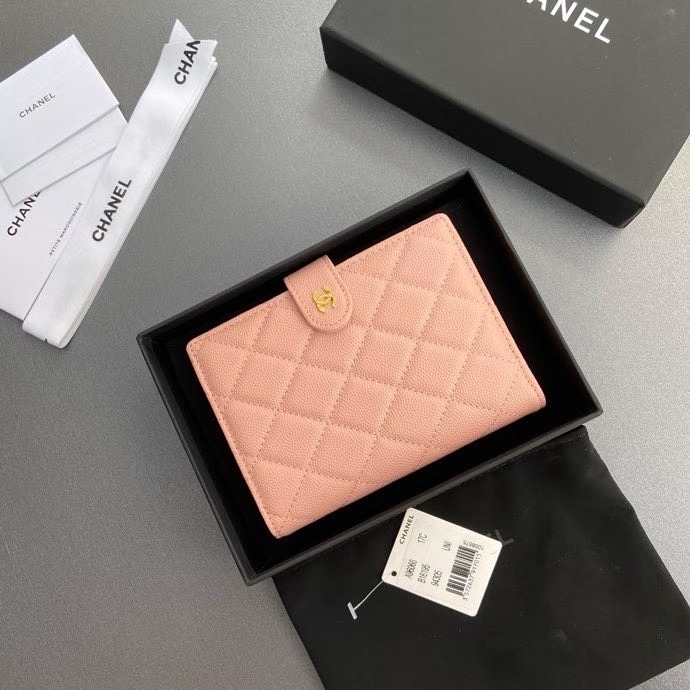 Chanel Pink caviar quilted leather everyday — Premium Replica