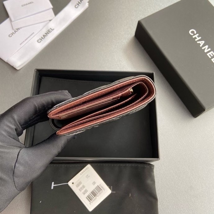 Chanel Black wallet — Top Quality Replica