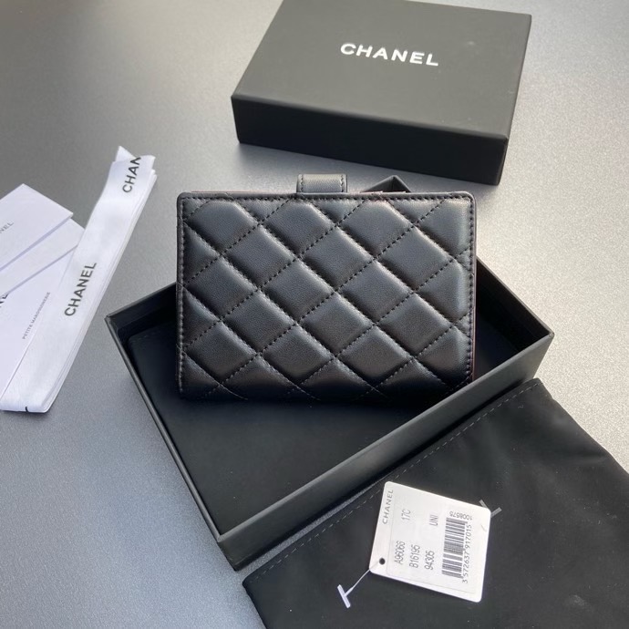 Chanel Black wallet — Top Quality Replica