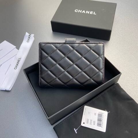 Chanel Black wallet Top Quality Replica