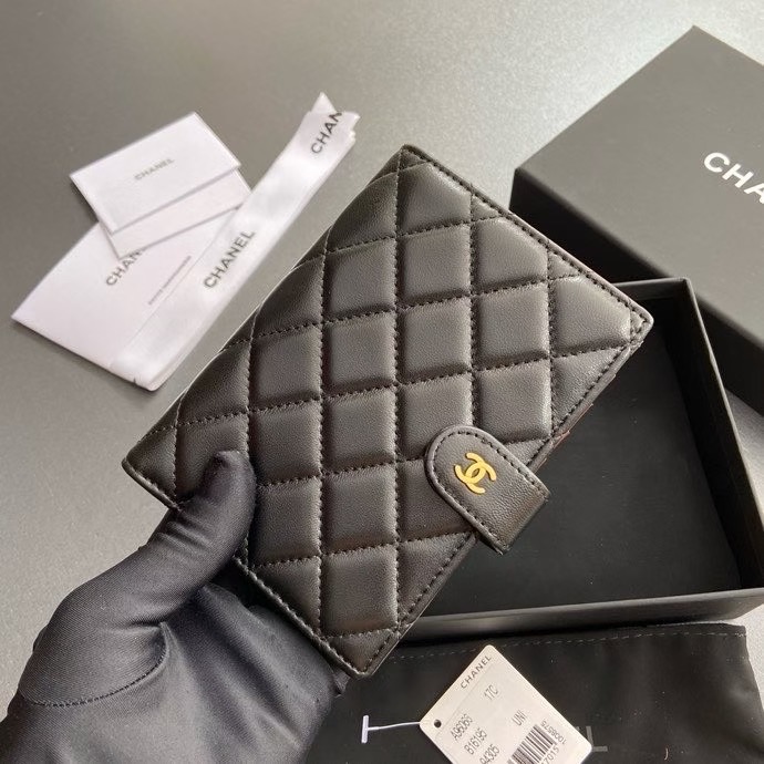 Chanel Black wallet — Top Quality Replica