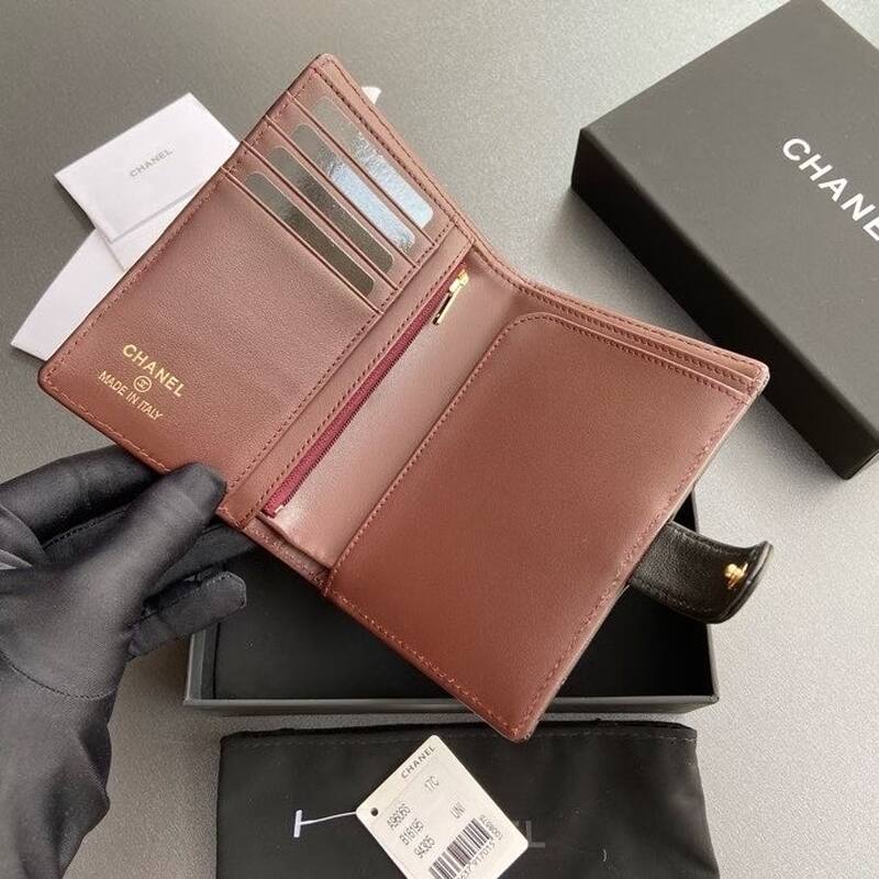 Chanel Black wallet — Top Quality Replica