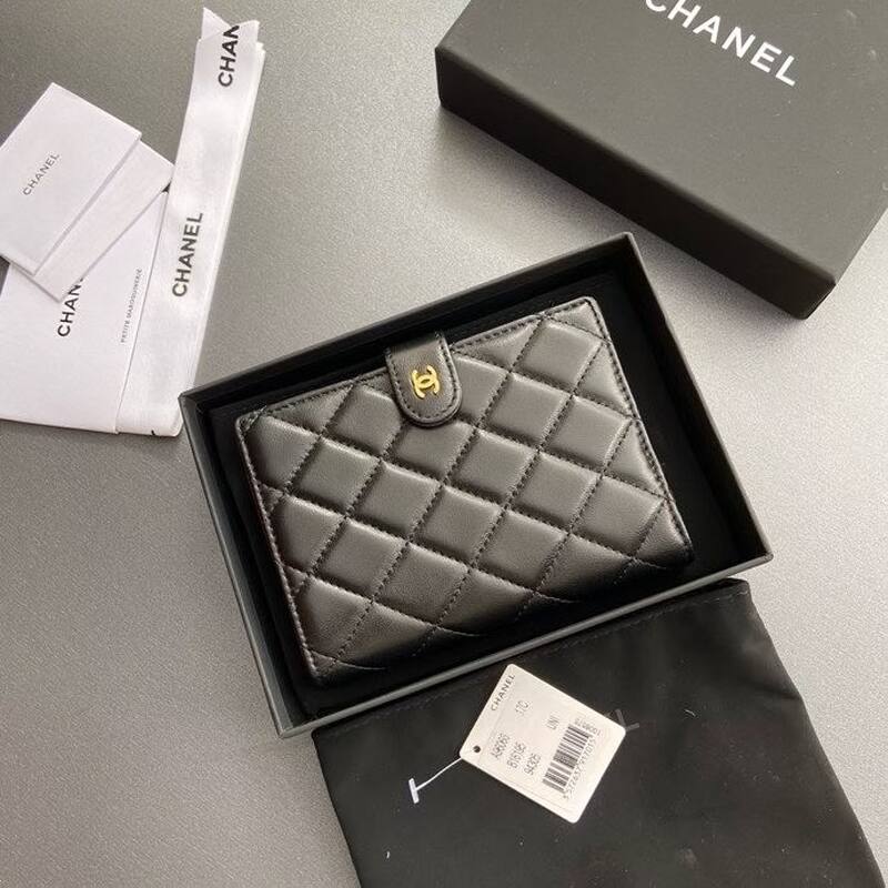Chanel Black wallet — Top Quality Replica