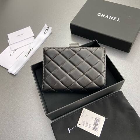 Chanel Black wallet AAA Quality Replica