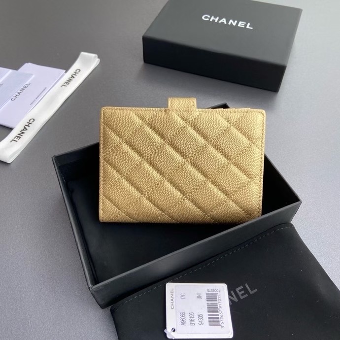 Chanel Gold wallet — Top Quality Replica
