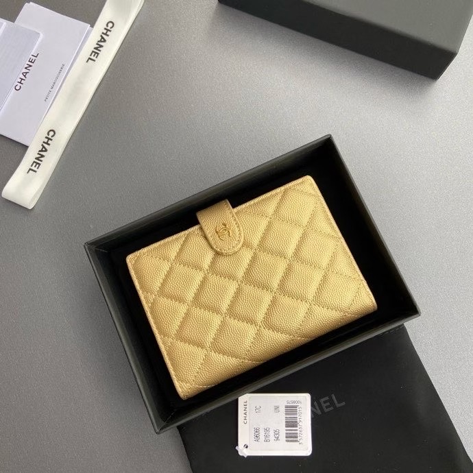 Chanel Gold wallet — Top Quality Replica