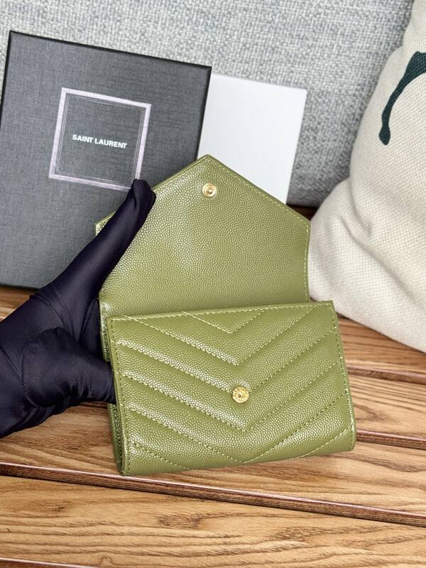 Saint Laurent Monogram Olive green everyday — Premium Replica