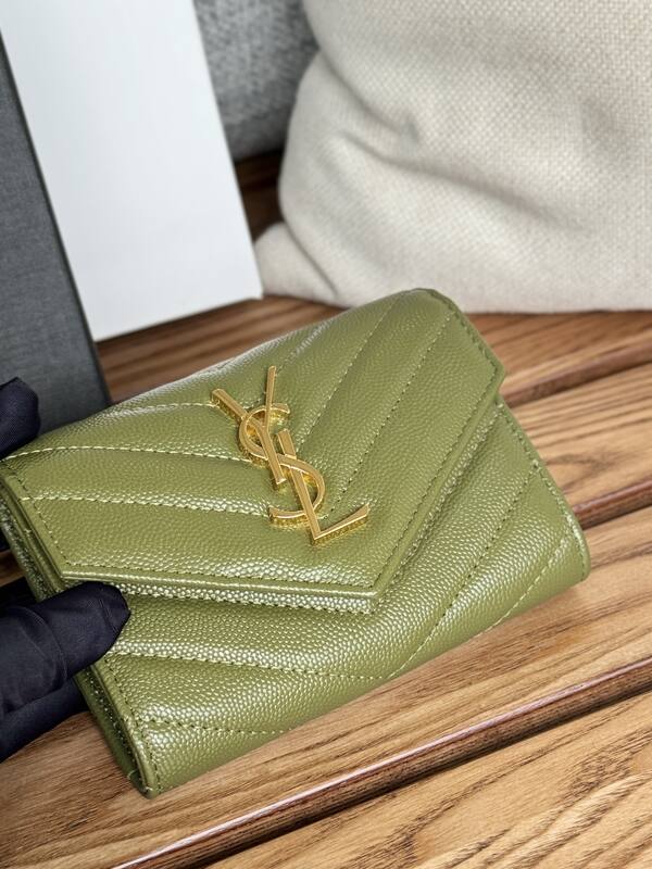 Saint Laurent Monogram Olive green everyday — Premium Replica