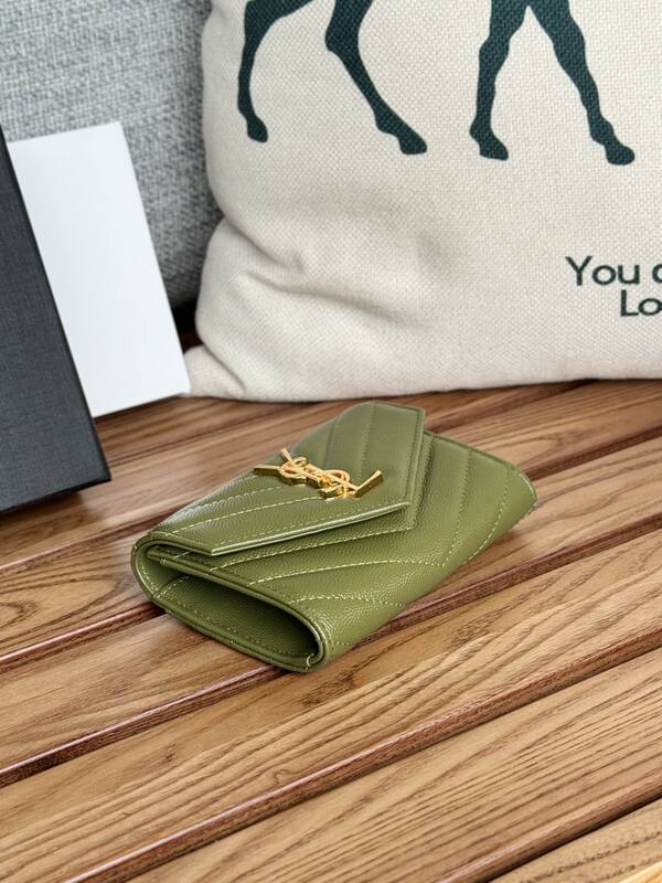 Saint Laurent Monogram Olive green everyday — Premium Replica