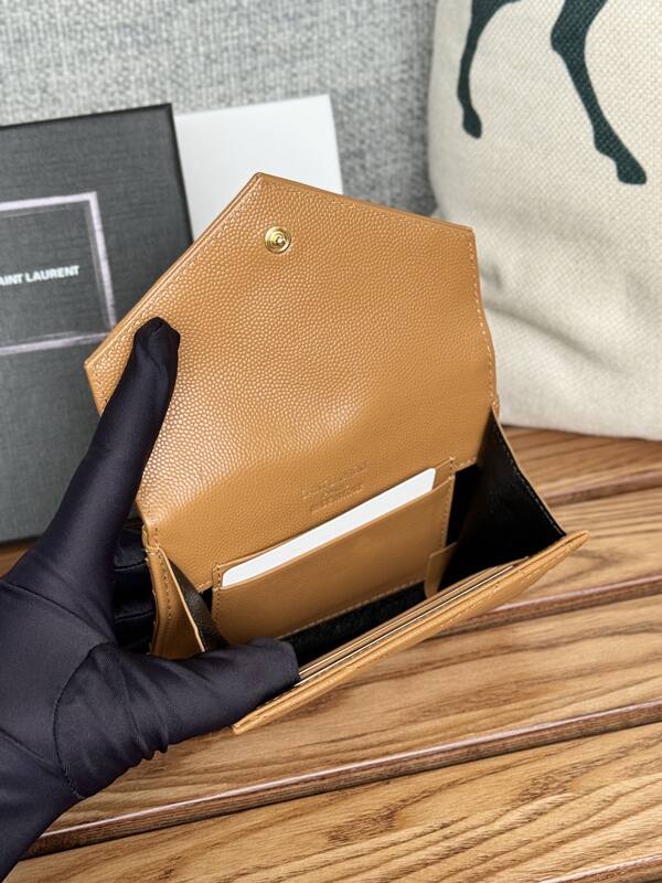 Saint Laurent Monogram wallet on chain Tan crossbody — AAA Quality Replica