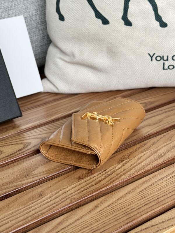 Saint Laurent Monogram wallet on chain Tan crossbody — AAA Quality Replica