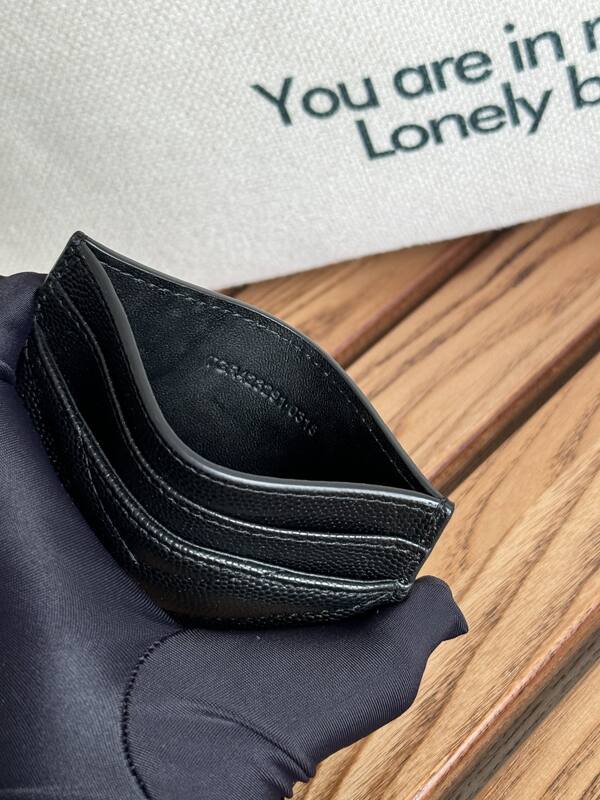 Saint Laurent Classic Card Holder Black grained leather — AAA Quality Replica
