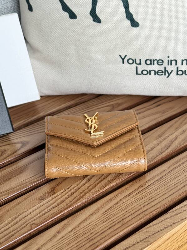 Saint Laurent Cassandre Matelass Tan everyday — 1:1 Replica