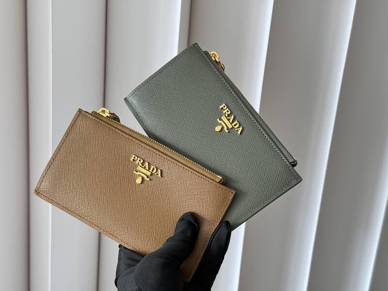 Prada Saffiano leather multicolor clutch — 1:1 Replica