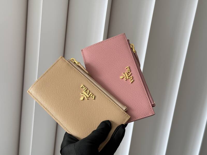 Prada Saffiano leather multicolor clutch — 1:1 Replica