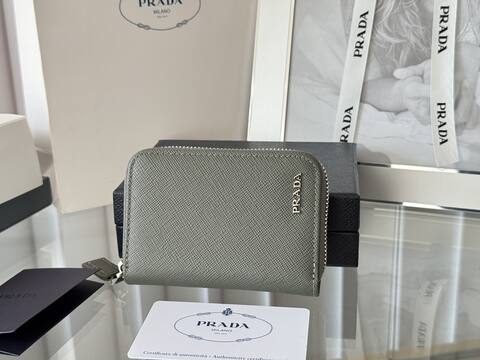 Prada Gray shoulder bag Premium Replica