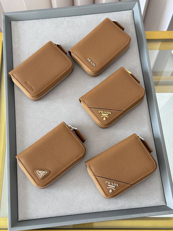 Prada Black Saffiano leather Brown Saffiano leather 25x18x10cm mini bag — Premium Replica