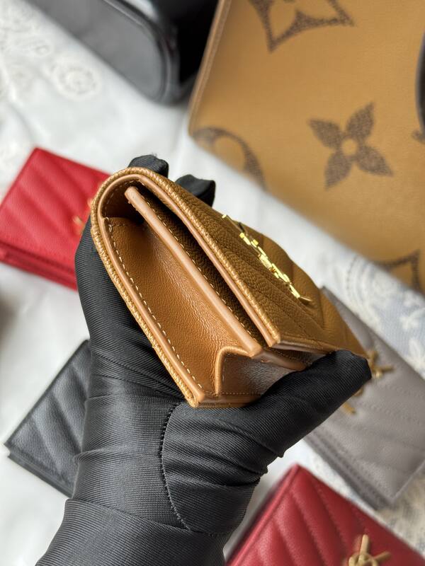 YSL Tan wallet — AAA Quality Replica