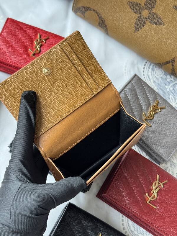 YSL Tan wallet — AAA Quality Replica