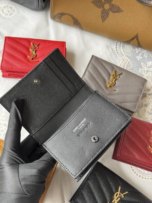 YSL Monogram wallet on chain Black crossbody — Premium Replica