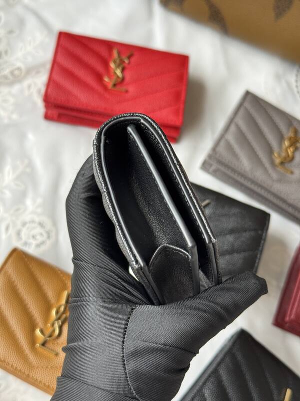 YSL Monogram wallet on chain Black crossbody — Premium Replica
