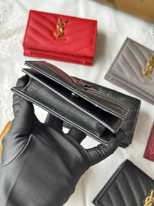 YSL Monogram wallet on chain Black crossbody — Premium Replica