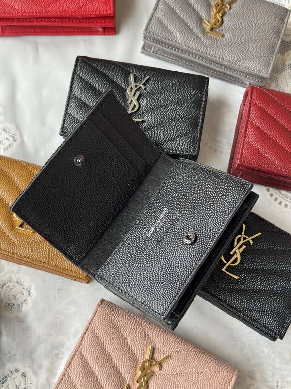 YSL Monogram wallet on chain Black crossbody — Premium Replica