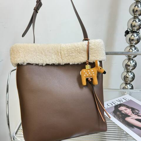 Loewe Brown shoulder bag Premium Replica