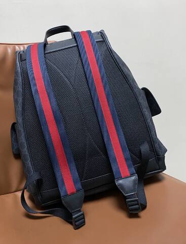 Gucci Black GG Supreme 35cm backpack Top Quality Replica