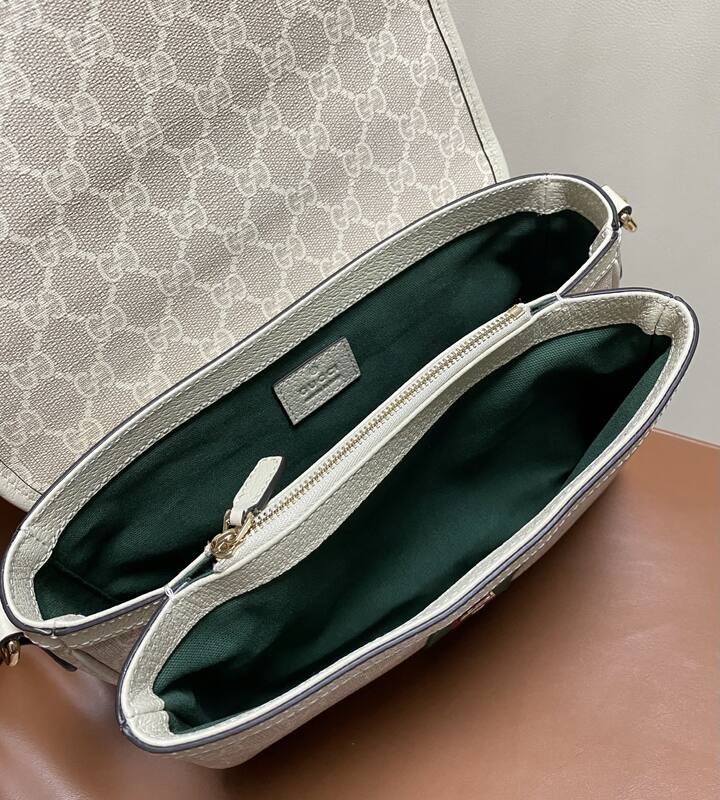 Gucci Ophidia Beige GG Supreme crossbody — AAA Quality Replica
