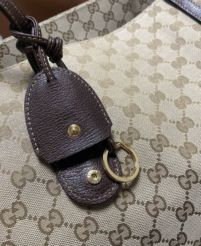Gucci Generation Beige Ebony GG Canvas tote — 1:1 Replica