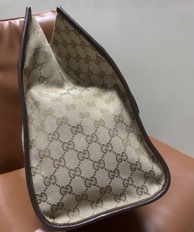 Gucci Generation Beige Ebony GG Canvas tote — 1:1 Replica