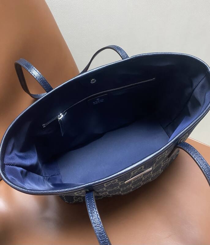 Gucci Tribeca Blue denim GG tote — Top Quality Replica