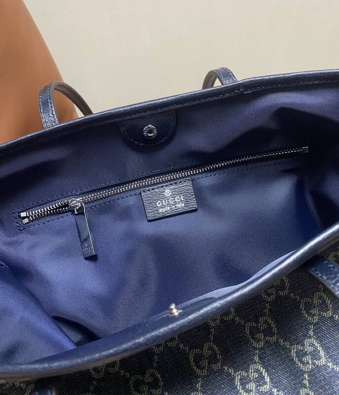 Gucci Tribeca Blue denim GG tote — Top Quality Replica