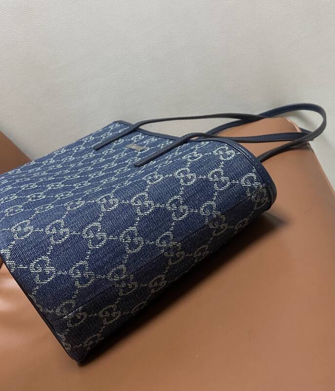 Gucci Tribeca Blue denim GG tote — Top Quality Replica