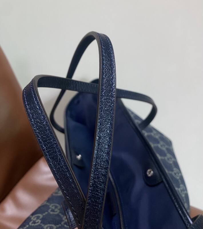 Gucci Tribeca Blue GG denim tote — Premium Replica