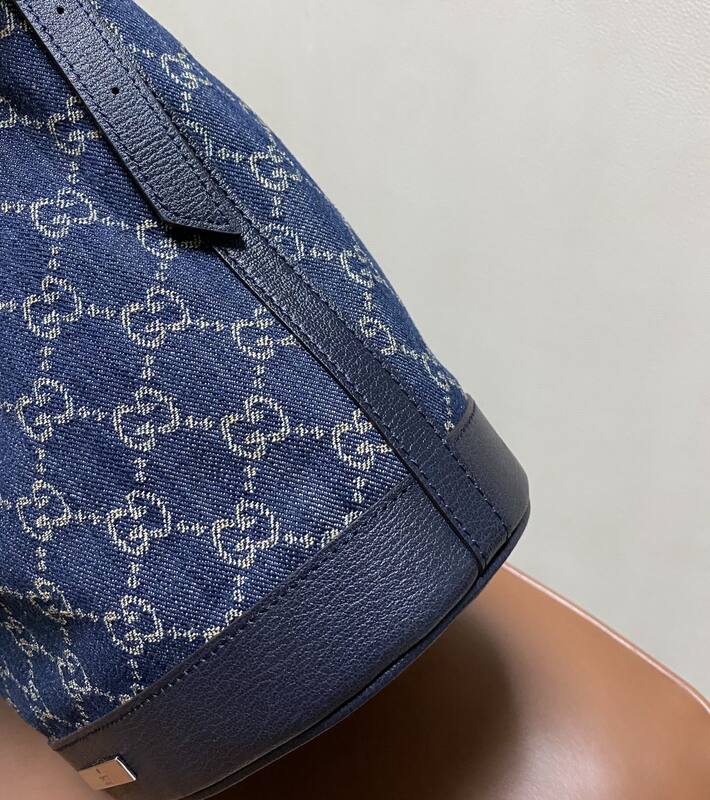 Gucci Venice Blue denim GG crossbody — 1:1 Replica