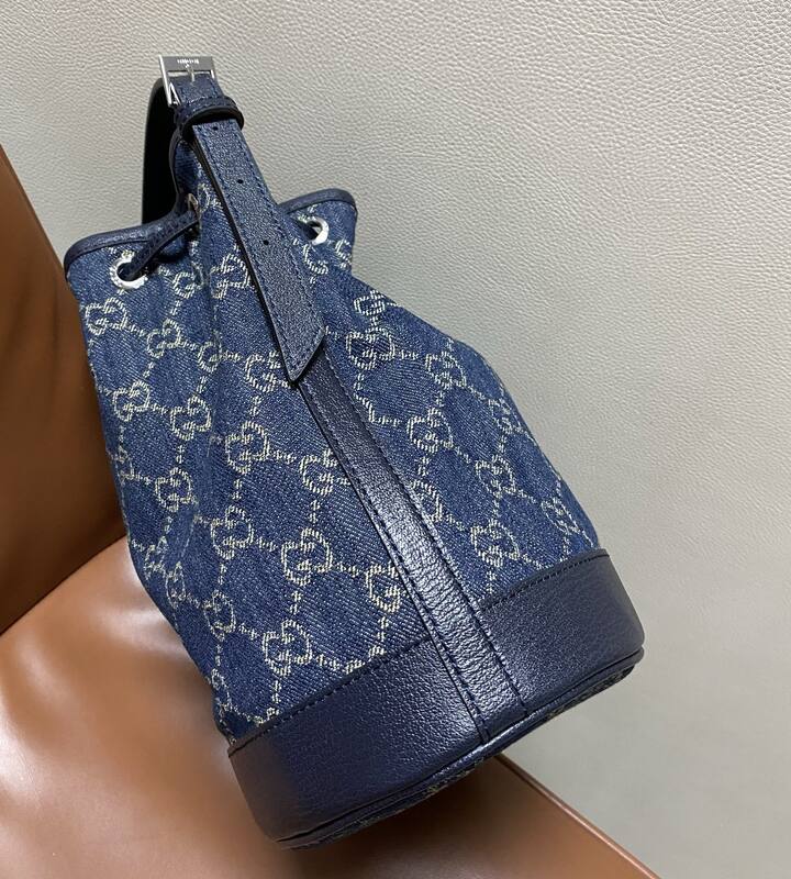 Gucci Venice Blue denim GG crossbody — 1:1 Replica