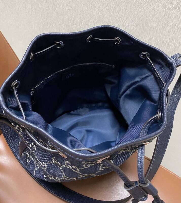 Gucci Venice Blue denim GG crossbody — 1:1 Replica