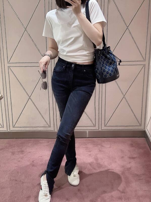 Gucci Blue GG Denim small shoulder — AAA Quality Replica