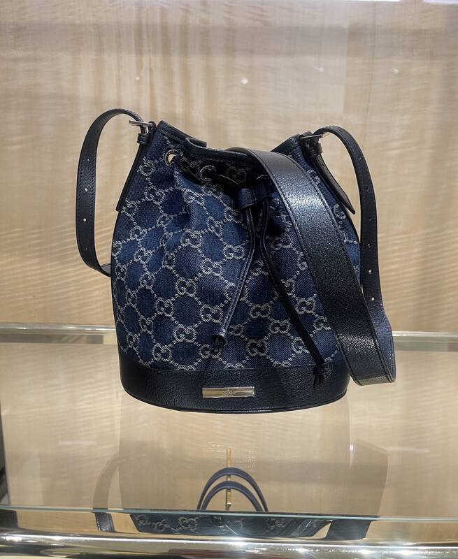 Gucci Blue GG Denim small shoulder — AAA Quality Replica