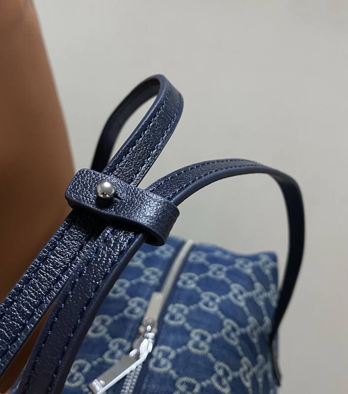 Gucci Melrose Blue denim GG monogram tote — Top Quality Replica